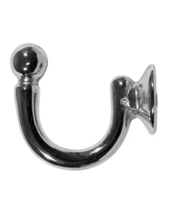 2 supporti cromo monoblocco fisso aperto per tubo tende Sconto